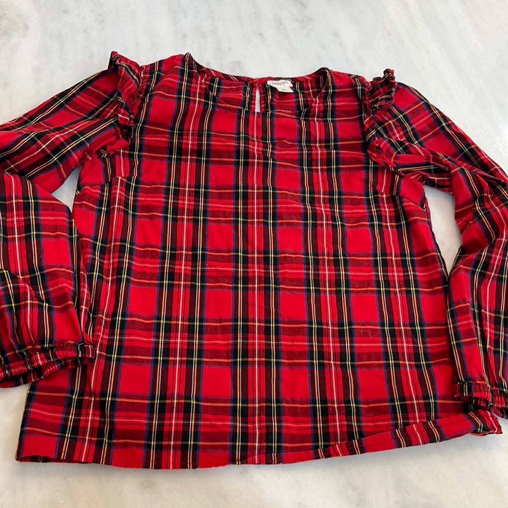 Crewcuts plaid shirt size 12